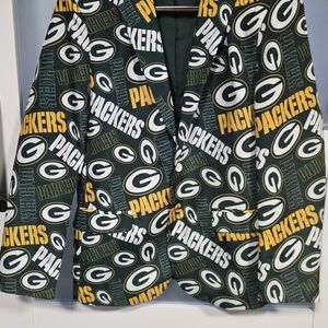 NFL Team Apparel Dark Green Lined Jacket